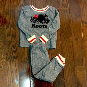 Roots 2T Salt & Pepper Outfit